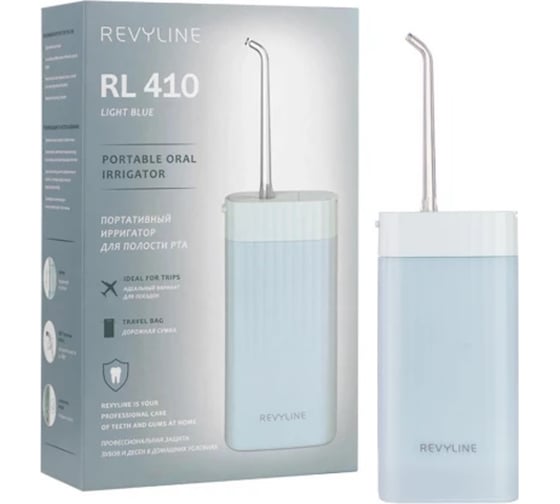 Портативный ирригатор Revyline RL 410. голубой 7397