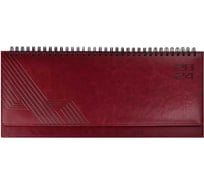 Датированный планинг Феникс+ 2024 ESCALADA, 310x130 мм, 64 л, САРИФ БОРДОВЫЙ 63835