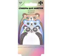 Бумажные стикеры для заметок Феникс+ 60x82; 60x66; 60x50, 45 шт, Мишки 58565