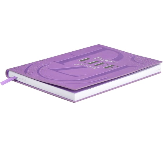 Записная книжка Феникс + Мысли позитивно! ESCALADA, А6+, 96 л, виннер сиреневый 64052