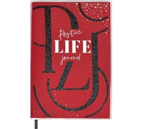 Записная книжка Феникс + Мысли позитивно! ESCALADA, А6+, 96 л, Прозрачный ПВХ, красный 60796