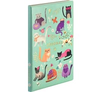 Записная книжка Феникс+ ESCALADA, А6+, 96 л, КОТЫ 60801