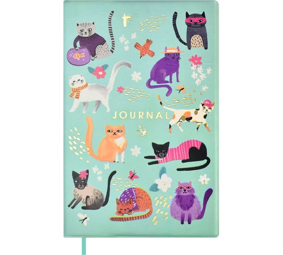 Записная книжка Феникс+ ESCALADA, А6+, 96 л, КОТЫ 60801