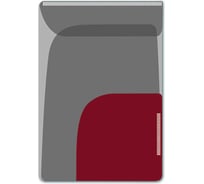 Папка-уголок для заметок Феникс+ ЧЕРНЫЙ + КРАСНЫЙ 46722