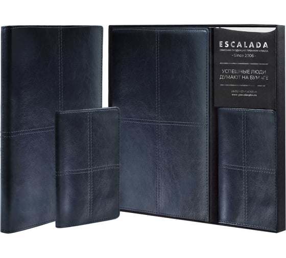 Записная книжка Феникс+ ESCALADA обложка для паспорта, А5+, 120 л,Сариф, графитовый 64046