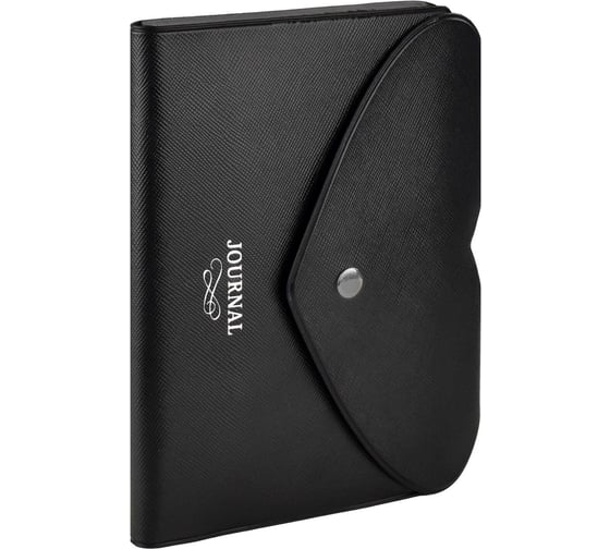 Записная книжка Феникс+ А6+, ПВХ, черный 58155