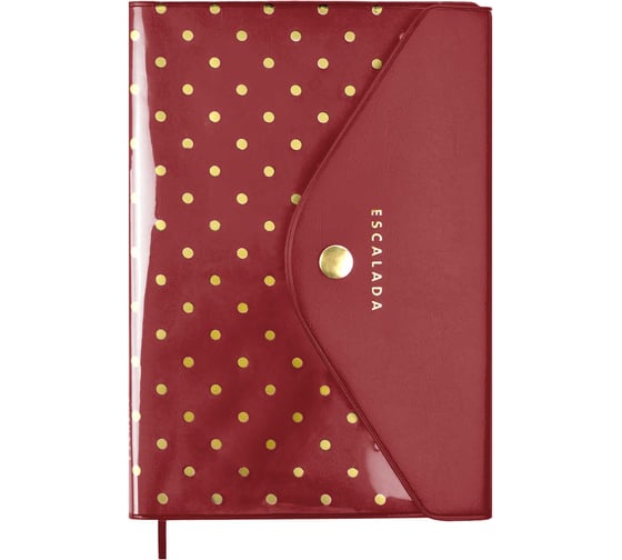 Записная книжка Феникс+ А6+, ПВХ бордовый 57587
