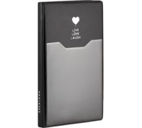 Записная книжка Феникс+ А6, ПВХ, черный 57595
