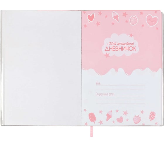Записная книжка Феникс+ Мой волшебный дневничок, А6+, ЗЕБРА 56652