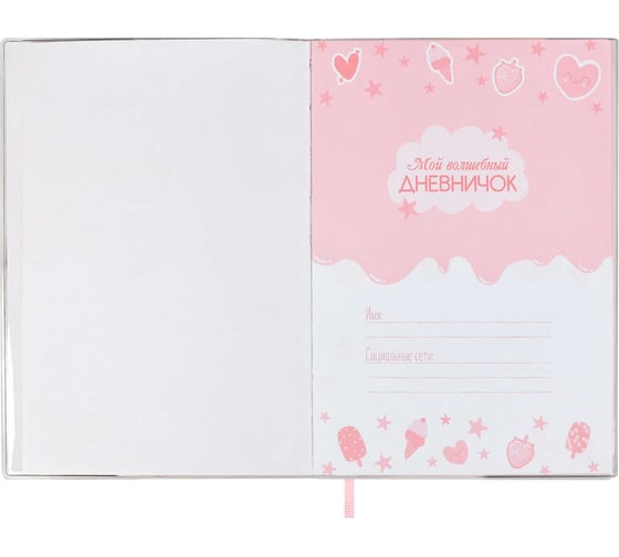 Записная книжка Феникс+ Мой волшебный дневничок, А6+, ЛАСКА 56654