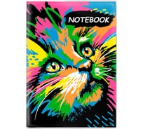 Записная книжка Феникс+ Notebook красная кошка, 66 л 64108