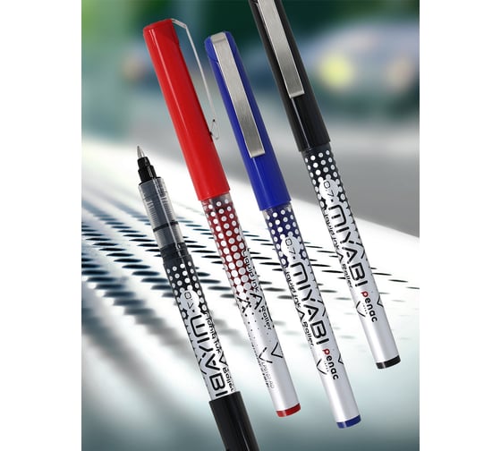Роллер Penac miyabi 0.7 мм, черный, в блистере LP0107-BK-06/B