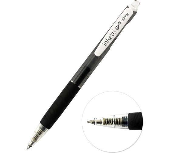 Ручка гелевая inketti, автоматическая, ba3601/06 черн, 3 шт в блистере Penac BA3601/06-3B