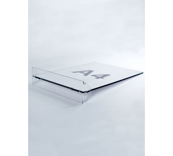 Тейбл-тент CRYSTAL-BOX менюхолдер, подставка а4(21x29.7см), вертикальный, двухсторонний, 5 шт 5holderA4