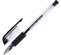 Гелевая ручка BRAUBERG с грипом Extra Gt Needle, Черная, игольчатый узел 0,5 мм, линия 0,35 мм 143918