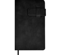 Записная книжка Феникс+ ESCALADA, А6+, 120 л, ШЕВИОТ ЧЁРНЫЙ 64055