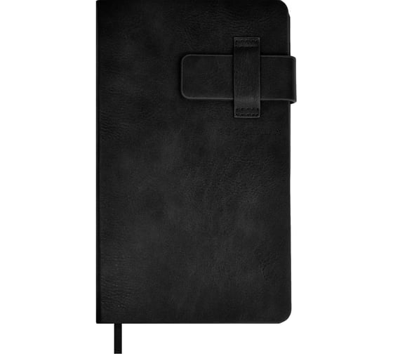 Записная книжка Феникс+ ESCALADA, А6+, 120 л, ШЕВИОТ ЧЁРНЫЙ 64055 1
