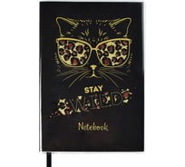 Записная книжка Феникс+ А5, 80 л, СТИЛЬНАЯ КИСА 63475