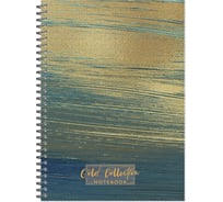 Бизнес-тетрадь Attache Selection А4 96 листов, selection gold collection клетка, спираль, картон, голубой 1834216
