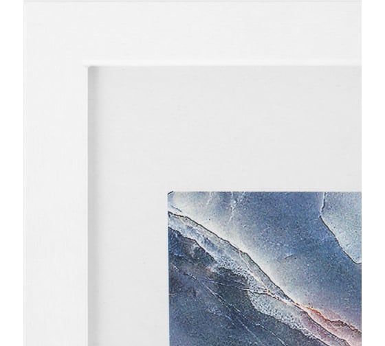 Рамка BRAUBERG 21x30 см, небьющаяся, комплект 4 шт., багет 16 мм, мдф, basic, белая 391258