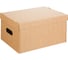 Короб для хранения Attache графит 340x250x180 усиленное дно ккд-2,бурый, 3 шт 1824725 1