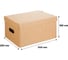 Короб для хранения Attache графит 340x250x180 усиленное дно ккд-2,бурый, 3 шт 1824725 2