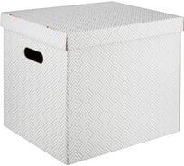Короб для хранения Attache графит 390x320x290 усиленное дно ккд-1,белый, 3 шт 1824728