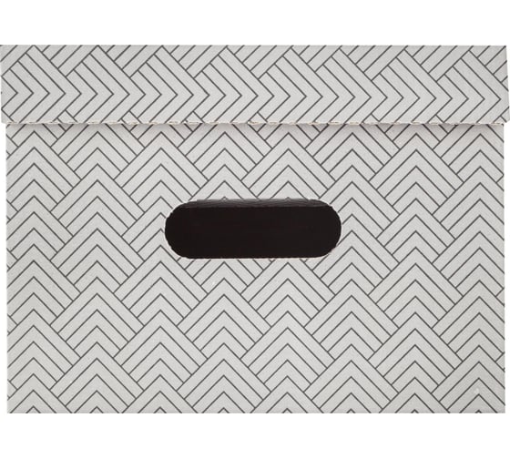Короб для хранения Attache графит 340x250x180 усиленное дно ккд-2,серый, 3 шт 1824727