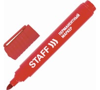 Перманентный маркер Staff Basic Pm-733, красный, круглый наконечник 2,5 мм 150734