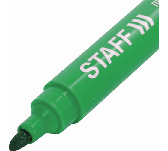 Перманентный маркер Staff Basic Pm-733, зеленый, круглый наконечник 2,5 мм 150735