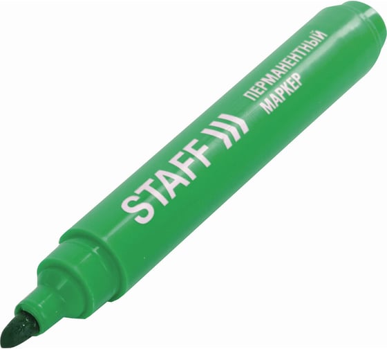 Перманентный маркер Staff Basic Pm-733, зеленый, круглый наконечник 2,5 мм 150735