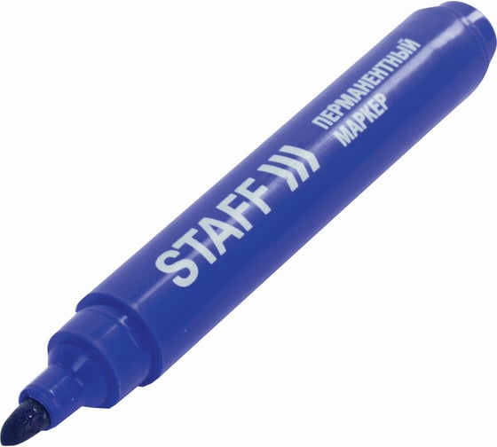 Перманентный маркер Staff Basic Pm-733, синий, круглый наконечник 2,5 мм 150732