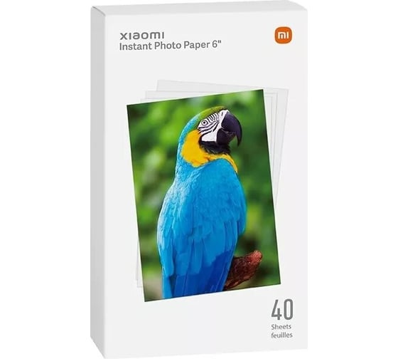 Фотобумага Xiaomi instant photo paper 6" (40 листов) BHR6757GL