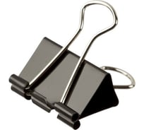 Канцелярский зажим WORKMATE 19 мм, черный, 12шт 15-1608