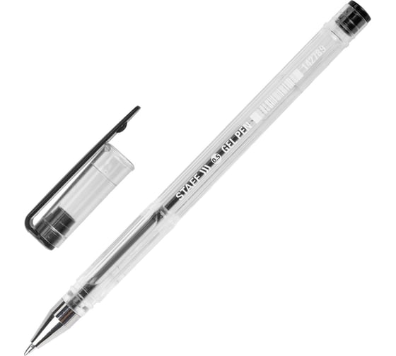 Гелевая ручка Staff basic gp-789, черная, комплект 50 штук, линия письма 0,35 мм 880416 1