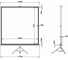 Проекционный экран BRAUBERG TRIPOD 236731 12