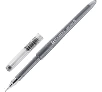 Гелевая ручка BRAUBERG diamond, черная, выгодная упаковка, комплект 12 штук, линия письма 0.25 мм 880205