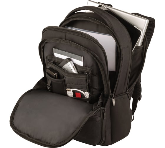 Рюкзак Wenger 15.6", черный, 32x21x43 см, 16 л 600630
