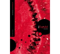 Пластиковая папка Hatber HD А4 с металлическим прижимом корешок 14 мм -IFRESH-арбуз- , 35шт. 028298