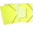 Пластиковая папка Hatber HD А4 с клапанами на резинке DIAMOND NEON 500 мкм Желтая, 35шт. 036378 1