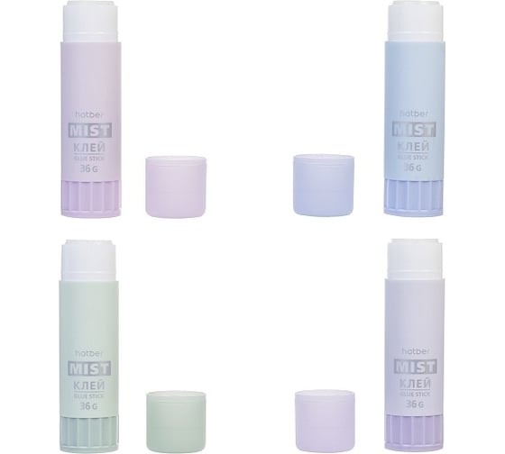 Клей-карандаш Hatber Mist 36 г 12 шт 081213