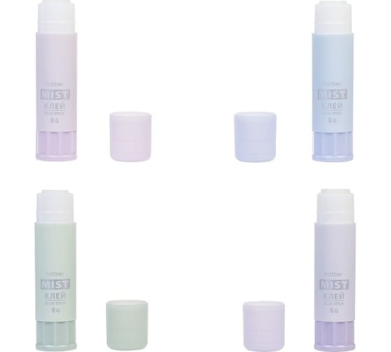 Клей-карандаш Hatber Mist 8 г 24шт. в упаковке 081210