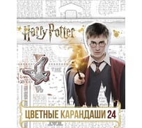 Цветные карандаши Hatber VK 24 цв., Гарри Поттер 6шт. в упаковке 063173