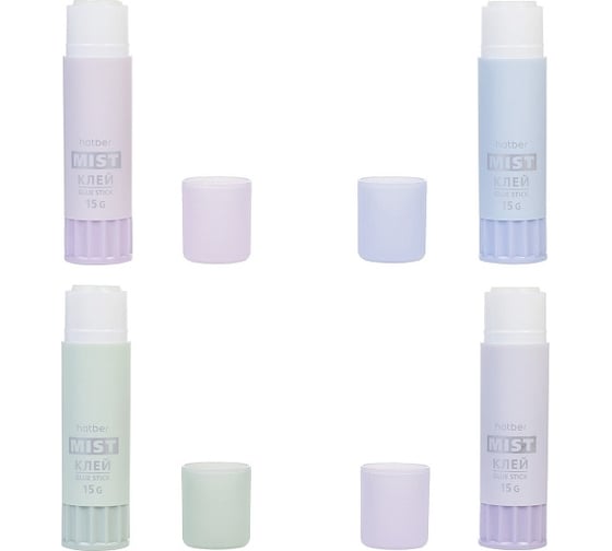 Клей-карандаш Hatber Mist 15 г 24шт. в упаковке 081211