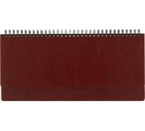 Датированный планинг Attache 2024, коричневый, 303x150 мм, 120 страниц, agenda 1771597