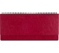 Датированный планинг Attache 2024, бордо, 303x150 мм, 120 страниц, agenda 1771596