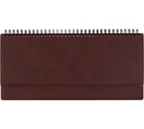 Датированный планинг Attache 2024, бордо 303x150 мм, 120 страниц, аттасне вива 1771603