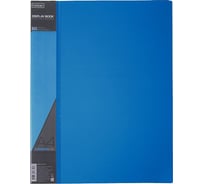 Пластиковая папка Hatber 60 вкладышей А4 корешок 21 мм STANDARD 700 мкм Синяя, 26шт. 038470