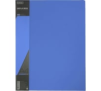 Пластиковая папка Hatber 40 вкладышей А4 корешок 21 мм STANDARD 600 мкм Синяя, 26шт. 038466