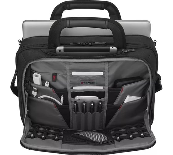 Портфель для ноутбука 14-16'' Wenger черный, 40x16x29 см, 11 л 606464